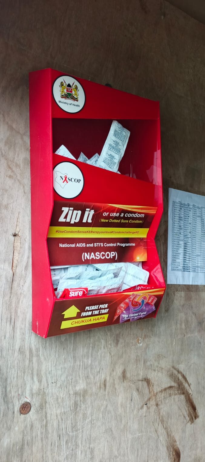 HIV prevention materials and workplace setting